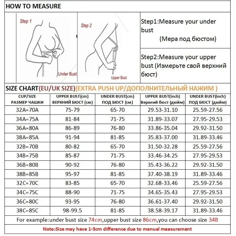 Bralette For Brassiere Sexy Closure Women Front Lingerie Cup Bra ABC Seamless Strapless Underwear Up Female Push Bras Invisible