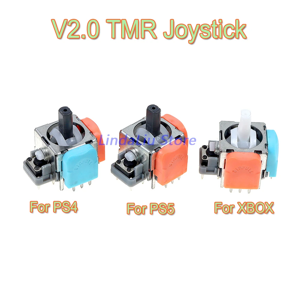 50PCS For PS4 V1 V2 V3 TMR Electromagnetic Joystick For PS5 Switch Pro XBOX Anti-Drift Stick 3DAnalog Sensor Module Thumbstick