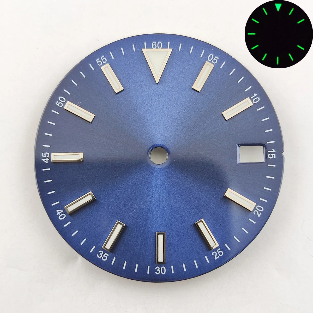 28.5mm angka Romawi nh35 dial nh36 dial logo kustom casing jam nh35 casing NH36 nh35 gerakan aksesori jam tangan olahraga bagian 3