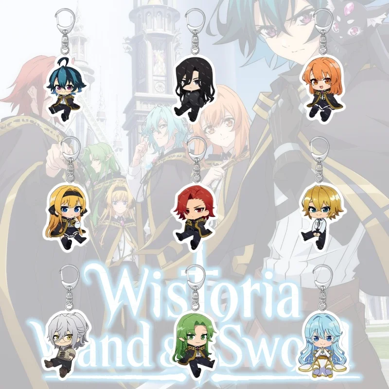 

Anime Wistoria: Wand and Sword Acrylic KeychainWill Serfort Elfaria Colette Sion Bag Car Keychain Cell phone Pendant Gifts