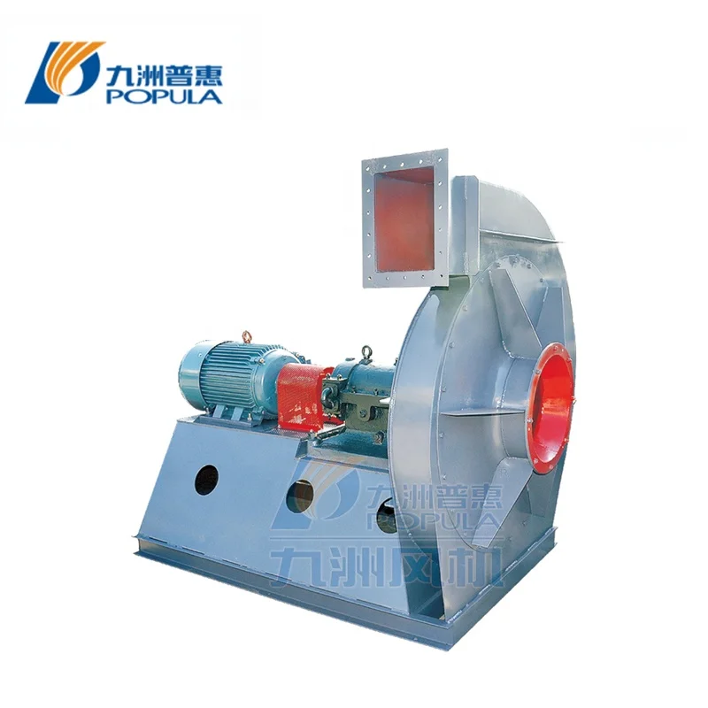 500KW High Pressure Air Centrifugal Fan Blower with Super Wind