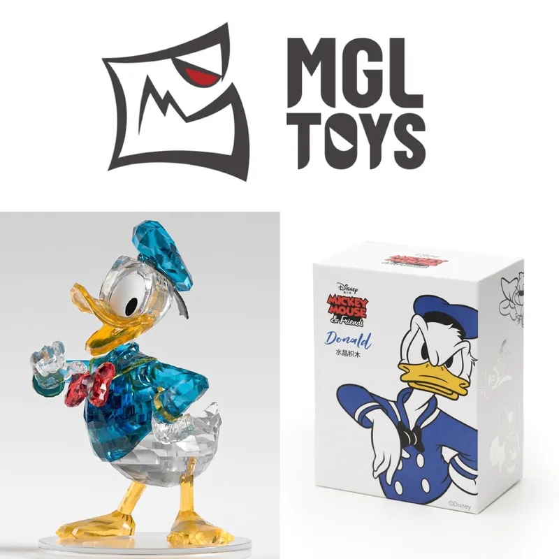 Original Disney Mickey Mouse Donald Duck Figur Blind Box, echte Figur MGL trendiges Spielzeug, Sammlergeschenk, süße Puppe