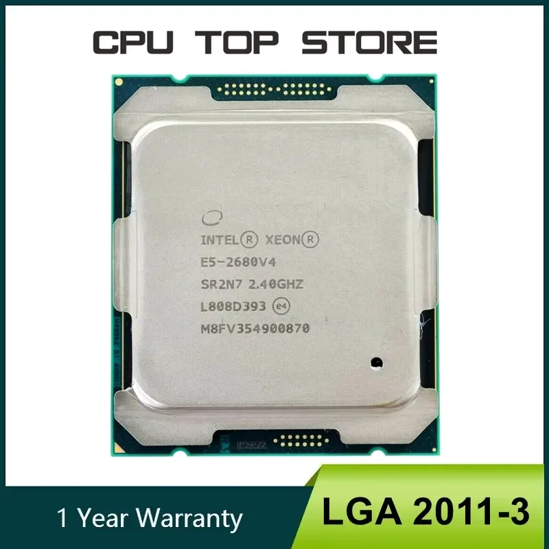 Processeur Intel Xeon E5 2680 V4 2,4 GHz 14 cœurs 120 W LGA 2011-3 2680V4 CPU