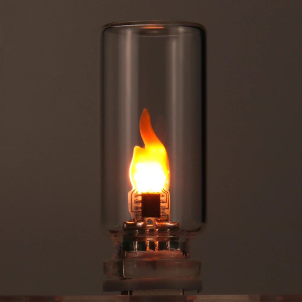 5V USB Led Flash Candele Lampadina Decorazione di interni per auto Luce Lampada ambientale per auto Luce notturna per la decorazione dell'auto domestica delle vacanze
