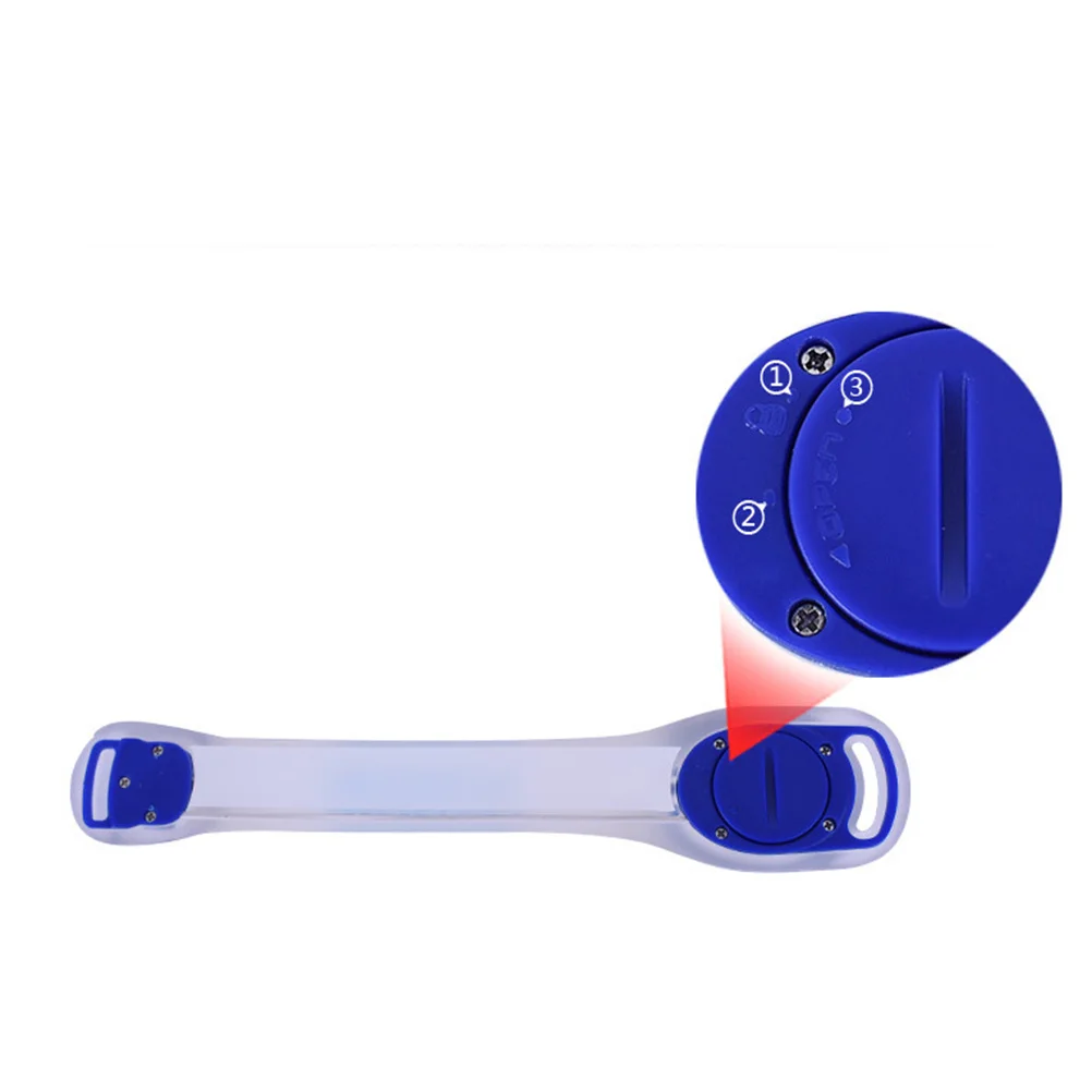 

2Pcs LED Light Armbands Luminous Adjustable Running Belt for Men Women Sports Strap Wearable Outdoor Safety Gear for Cycling