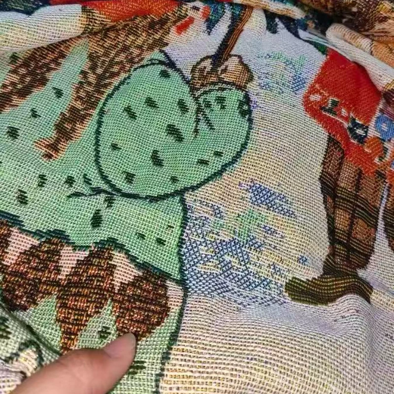 نسيج عيد الميلاد الغابات الخضراء عيد الميلاد نسيج الديكور الصنوبر المناظر الطبيعية جدار السجاد الديكور مناسبة للمنزل