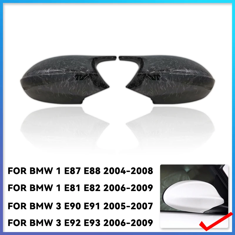 Seite Rückspiegel Kappe Flügel Spiegel Abdeckung Fit Für BMW E90 E91 2005-2011 E92 E93 2006-2013 E81 E82 E88 E87 E88 Auto Zubehör