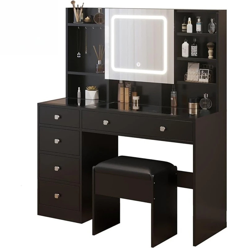 Dresser Amazon panel furniture dressing table, cross-border dresser dressing table factory wholesale simple dresser