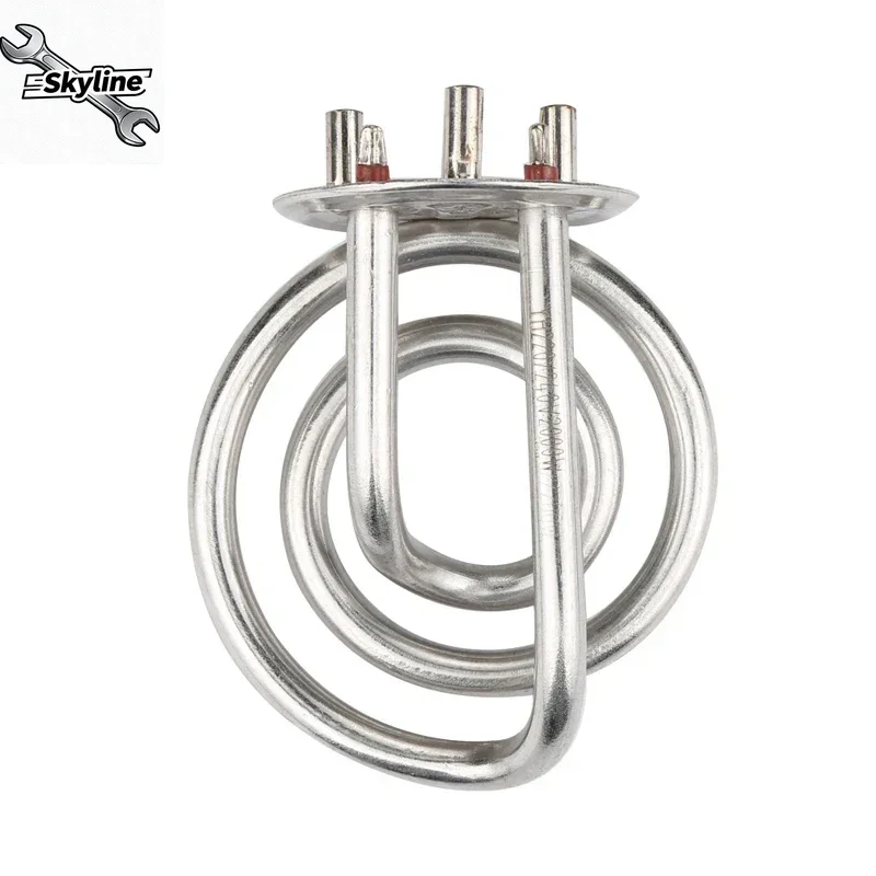 2000W 220V Coffee Maker Stainless Steel Heating Element Accessories Electric Heat Tube Kettle Machine Parts
