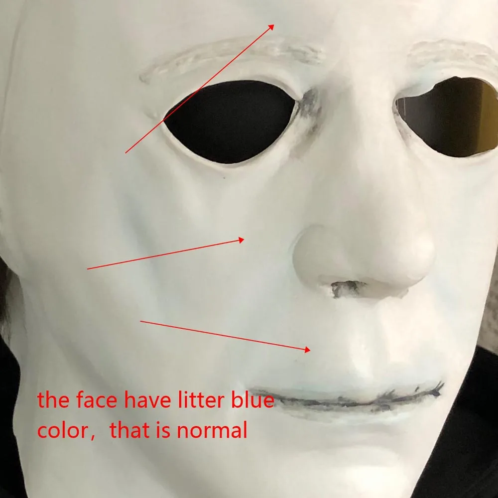1978 Michael Myers Mask Cosplay Horror Bloody Killer Demon Latex Helmet Halloween Carnival Masquerade Party Costume Props