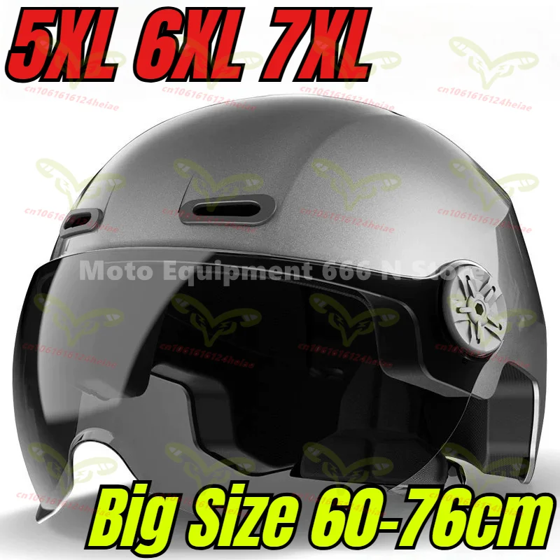 

7XL Extra Large Motorcycle Helmet 6XL Plus 76cm Summer Four Seasons Riding Safety Helmet