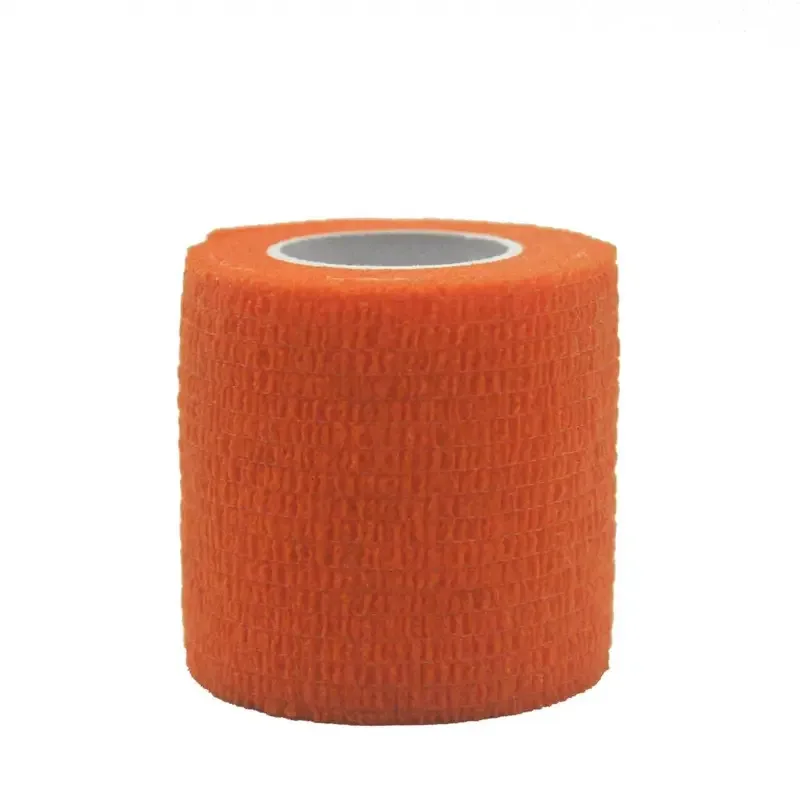 1/6Pcs 5cm Self Adhesive Tattoo Grip Bandage Elastic Non-woven Bandage Disposable Tattoo Bandage Grip Tape Finger Protection
