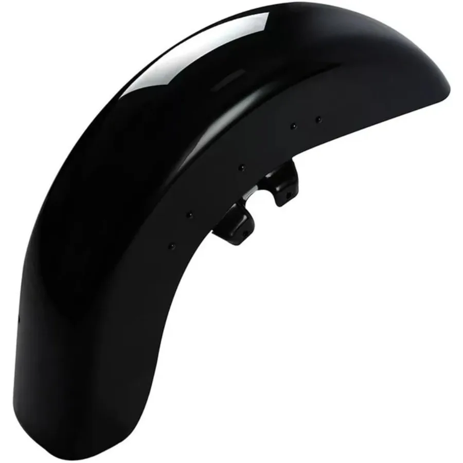 مناسب عالمي للحاجز الأمامي الأسود الزاهي المتوافق مع Harley Touring Electra Glide Road Glide Street Glide Road King Tri G