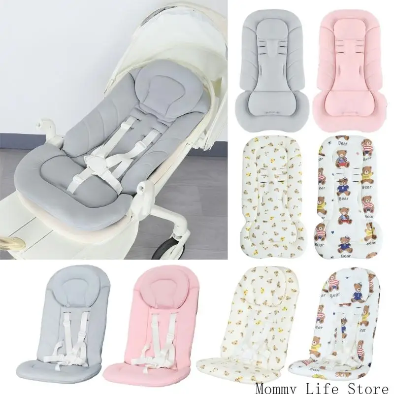 

Противоскользящая подушка сиденья коляски, которую можно стирать в машине, дышащая ткань с/без подушки для комфорта и младенцев