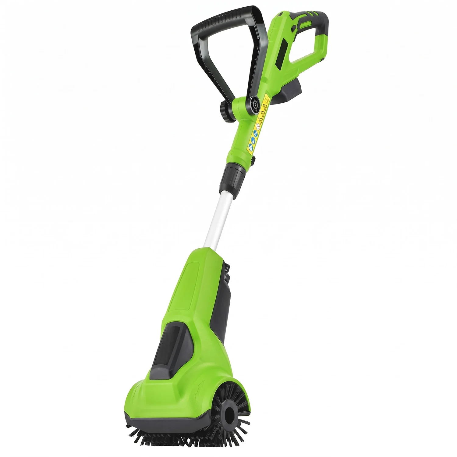 Vertak 20V Garden Push Lawn Sweeper Li-ion Battery Cordless Patio Clean Power Scrubber Electric Brush Sweeper