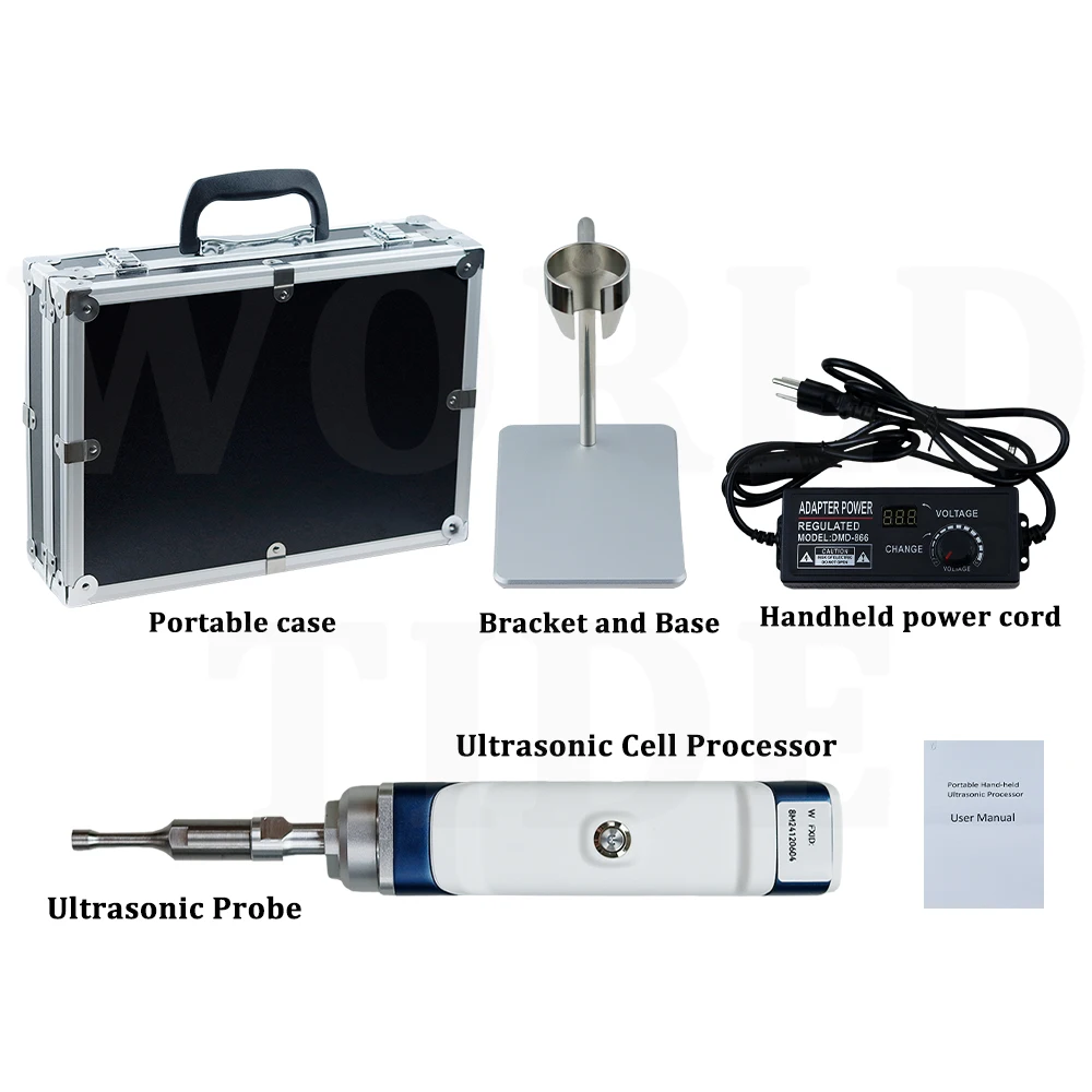 300 W Mini Tragbare Handheld Ultraschall Zelle Pulverisierer Labor Dispergierung Homogenisator Labor