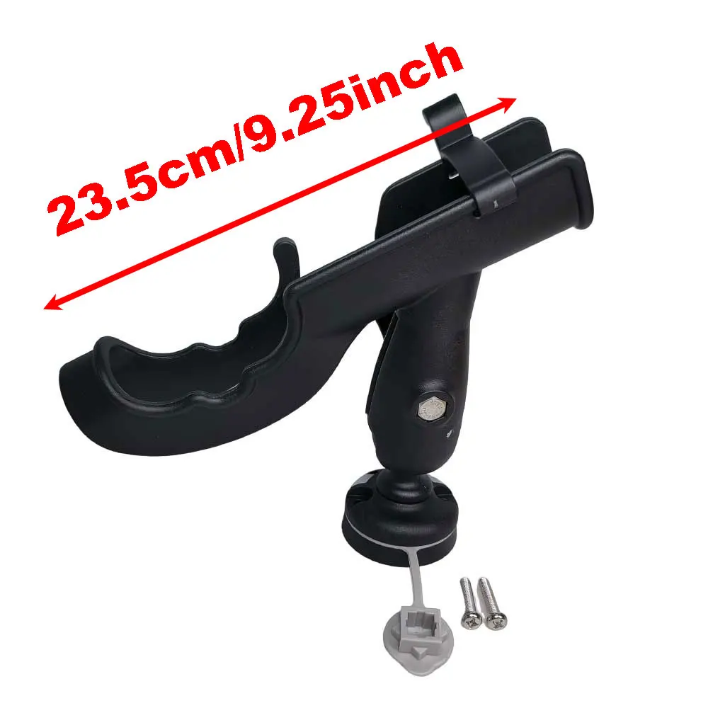 Plastic Canoe Kayak Fishing Rod Winder Rod Holder Support Tool Adjustable Bait Caster Rod Holder