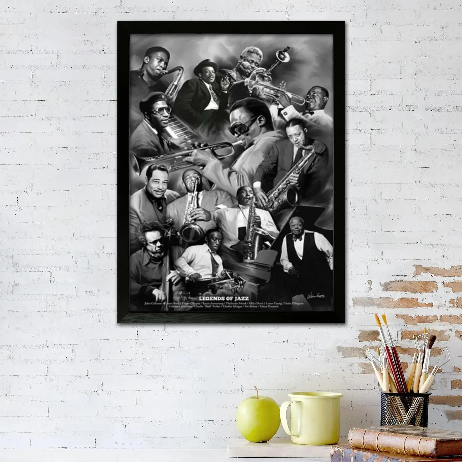 Charlie Parker Canvas Art Poster and Wall Art, Picture Print, Modern Family, Bedroom Decor, Posters,Decorative painting