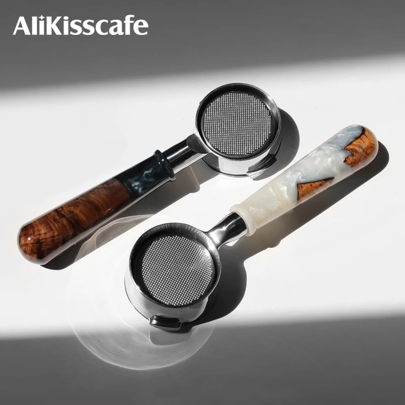 AliKisscafe 51mm Coffee Bottomless Portafilter Naked For Delonghi Dedica EC680 EC9335 Homix H11 Espresso Accessory Barista Tools