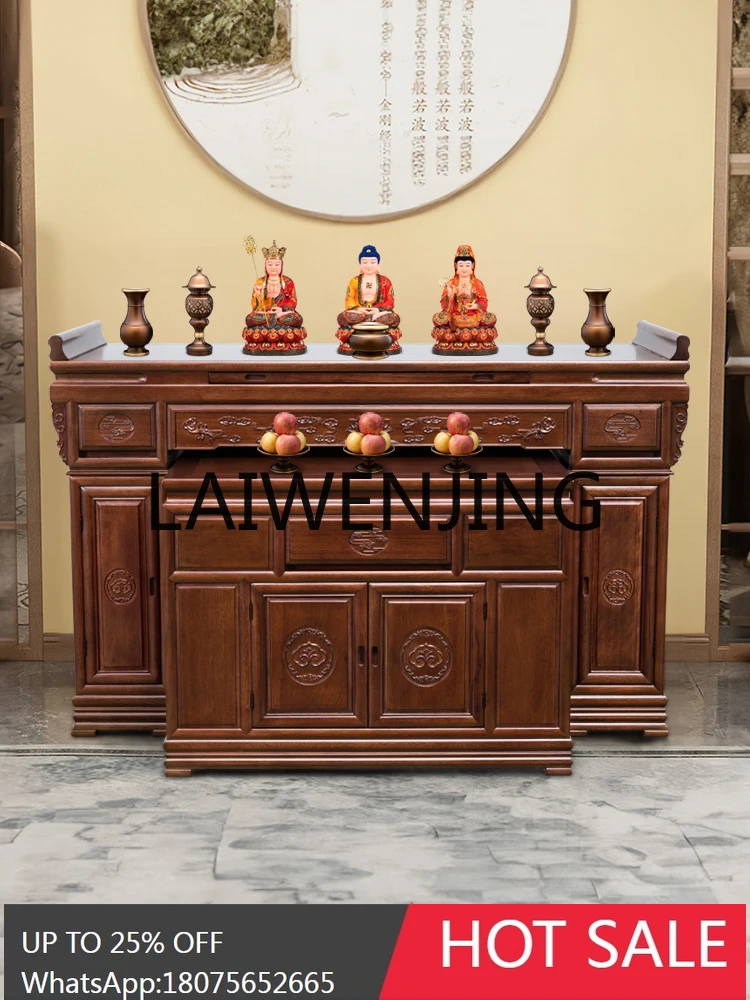 

RWJ Buddhist Hall Altar God of Wealth Buddha Shrine New Chinese Style Guan Gong Gong Gong Table Buddha Shrine