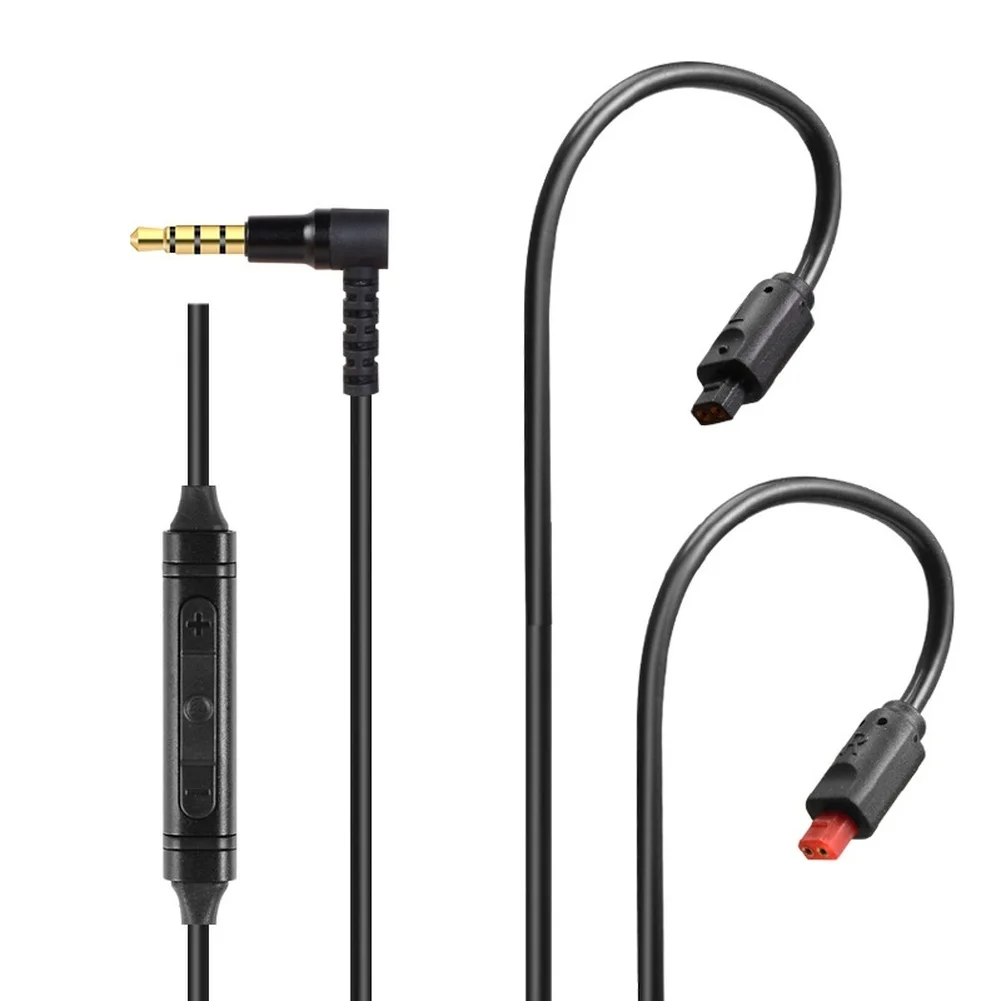 1.2M 3.5mm Audio Extension Cable for A2D2 Headphones with Aluminum for volume Knob and High-Elasticity Plastic Wire Core