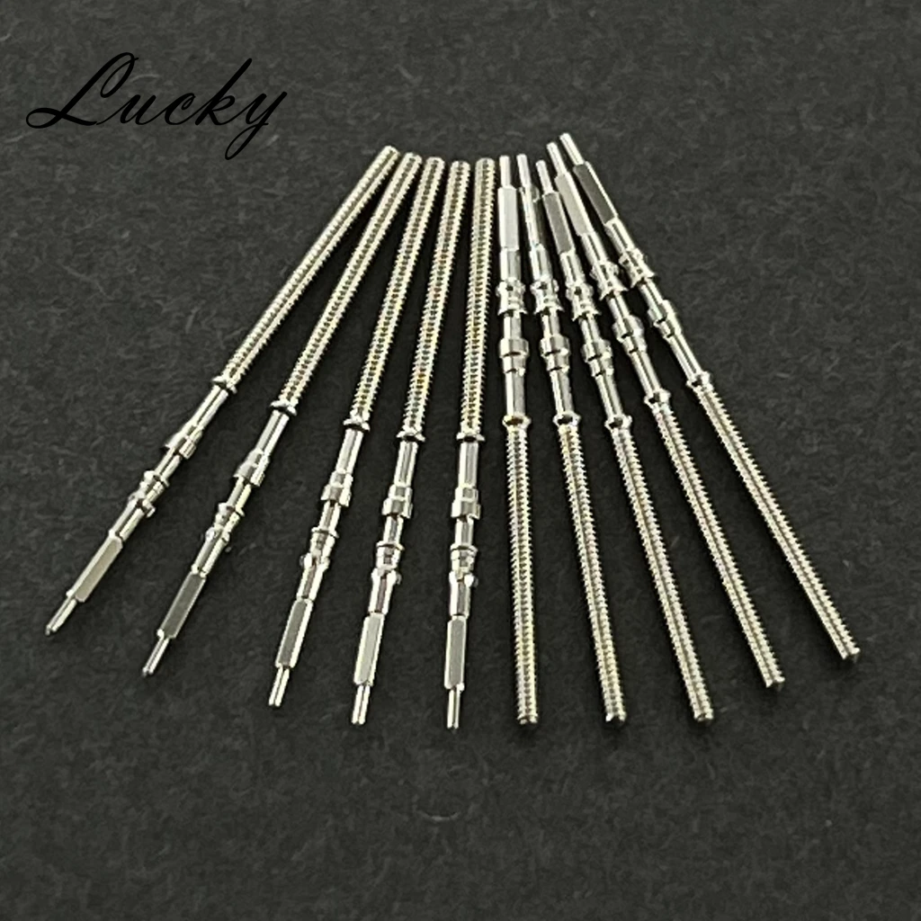 

Комплект часов со стальным стержнем и короной, детали для часов NH35 NH36 NH38 NH39 NH70 NH72, запасные части для часов с механизмом