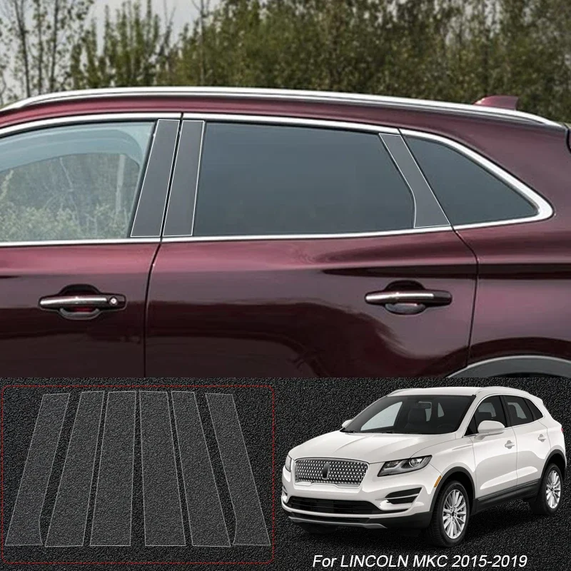 

B Pillars ТПУ автомобильная защитная пленка авто оконная краска наклейка для LINCOLN CORSAIR MKC MKX MKZ NAUTILUS NAVIGATOR AVIATOR