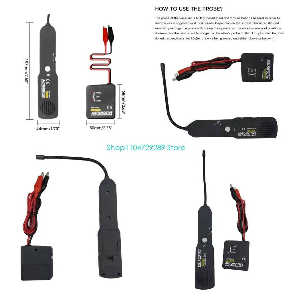 

D8KE Automotive-Short Open Finder Truck Tractor Car Repair Tool Circuit Detector-Tracker The Cable Wires Circuit Tester 6-42V