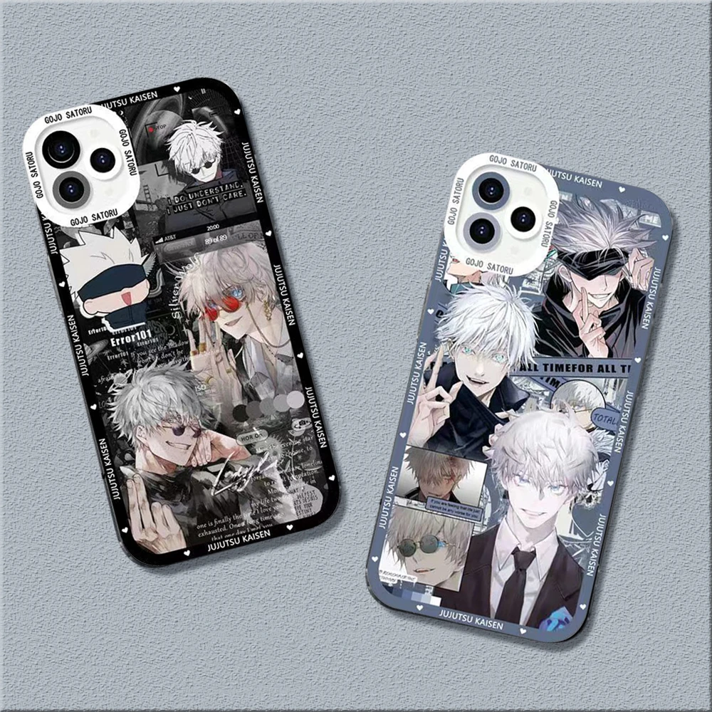 Cartoon Anime Jujutsu Kaisen custodia per telefono per Samsung A35 A55 A52 A32 A15 S24 S21 FE S23 Ultra S22 Plus A13 A33 A14 A54 A34 Cover