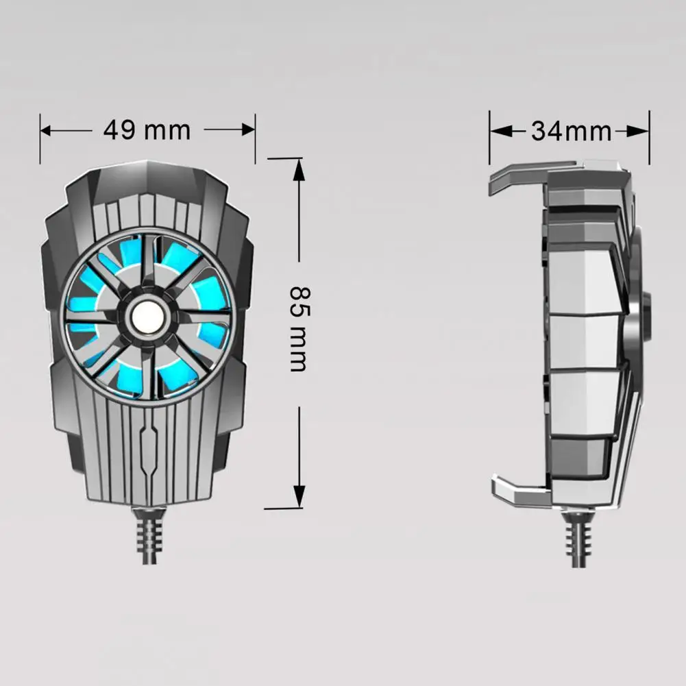 G6 Professional Phone Radiator Fan DC 5V Quiet Stable Rapid Refrigeration Phone Back Radiator  Phone Cooler Rapid Cooling