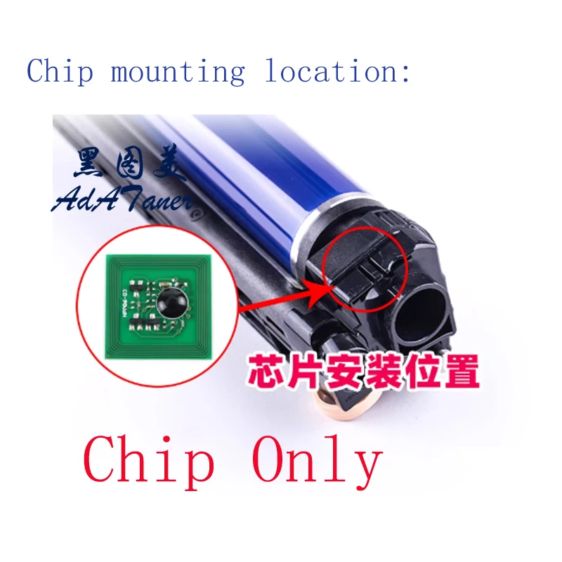 4X Color560 Color570 خرطوشة الحبر رقاقة لزيروكس اللون 550 560 570 Color550 006R01521 006R01525 006R01529 013R00663 طبل رقاقة