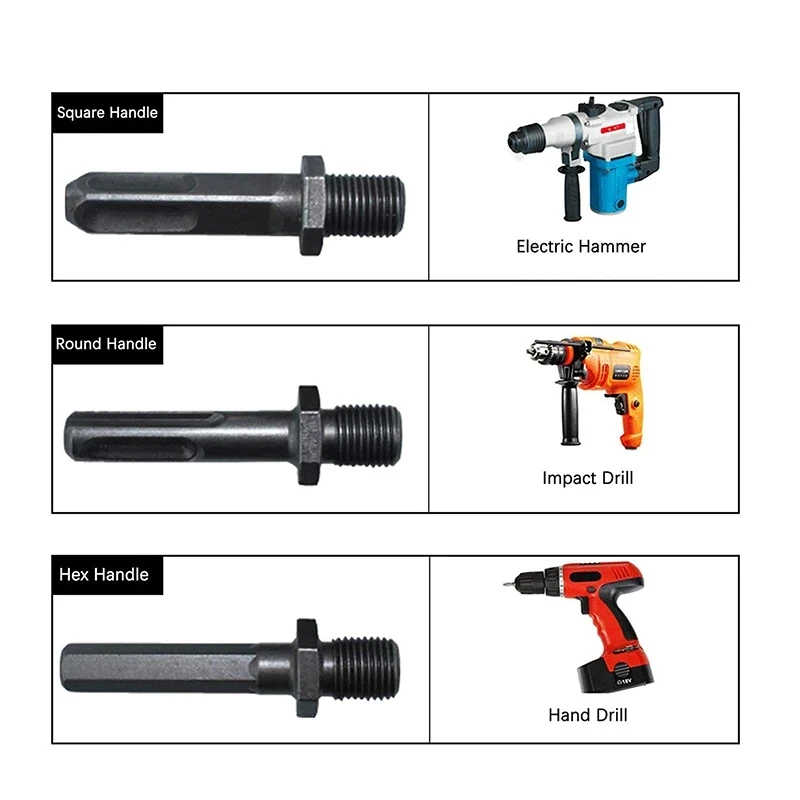 Imagem -04 - Twist Firewood Splitting Broca Divisor de Madeira Parafuso Cones Bit Quadrado Redondo Hex Shank Carpintaria 32 mm