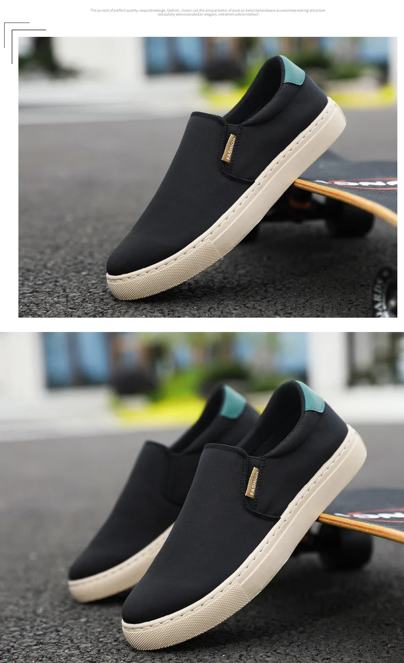 Neue weiße Slip-On-Leinenschuhe für Herren, vulkanisierte Sneakers, Studenten- und Jungen-Loafer, Espadrilles, lässige Herren-Fahr- und Golfschuhe, Größe 47 48. – Detail 7