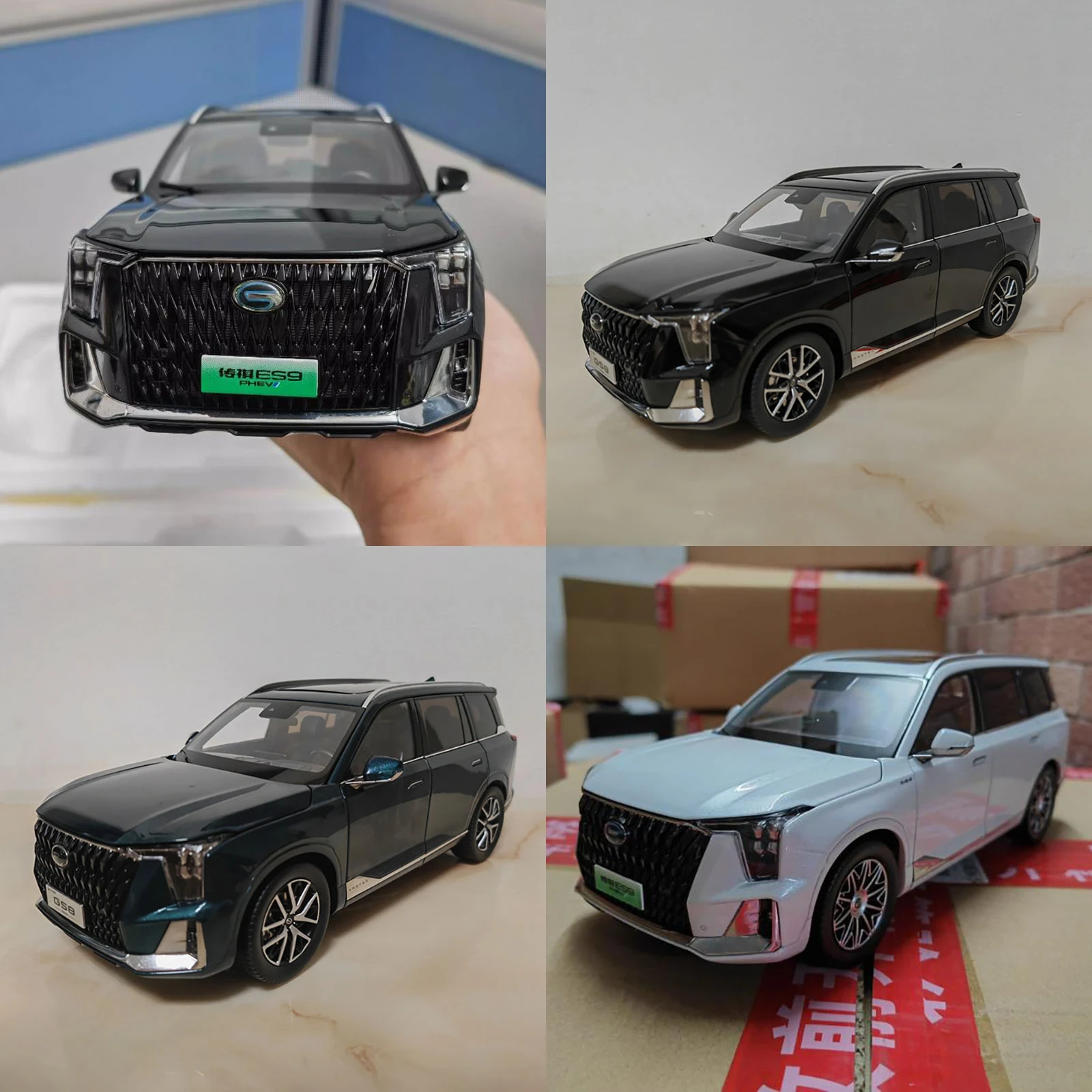 

Diecast 1:18 Scale Original GAC Trumpchi GS8 ES9 2022 TrumpCHI 2nd Generation Alloy Car Model Collectible Toy Gift Souvenir
