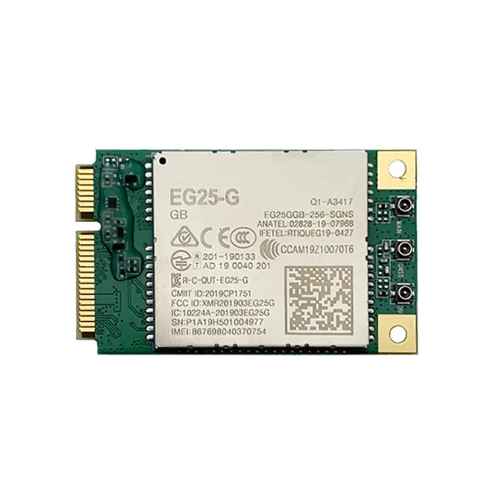 Quectel EG25-G/EG25GGB-MINIPCIEミニpcie cat4モジュール、グローバルバンドSIMカードスロット用 (オプション)