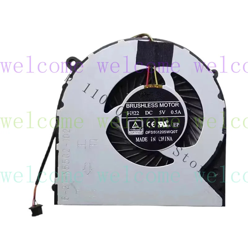 WYORESY новый оригинальный вентилятор охлаждения процессора для MACHENIKE F57 F57-D1 D2 D3 D2R D5R N550RC T58 @
