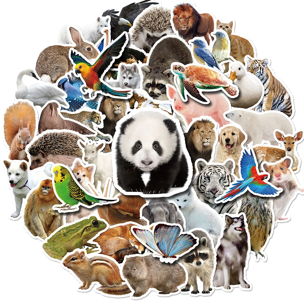 

10/30/50PCS Cute Mix Animal Graffiti Stickers DIY Car Bike Guitar Motorcycle Luggage Suitcase Classic Toy Funny Sticker Decals