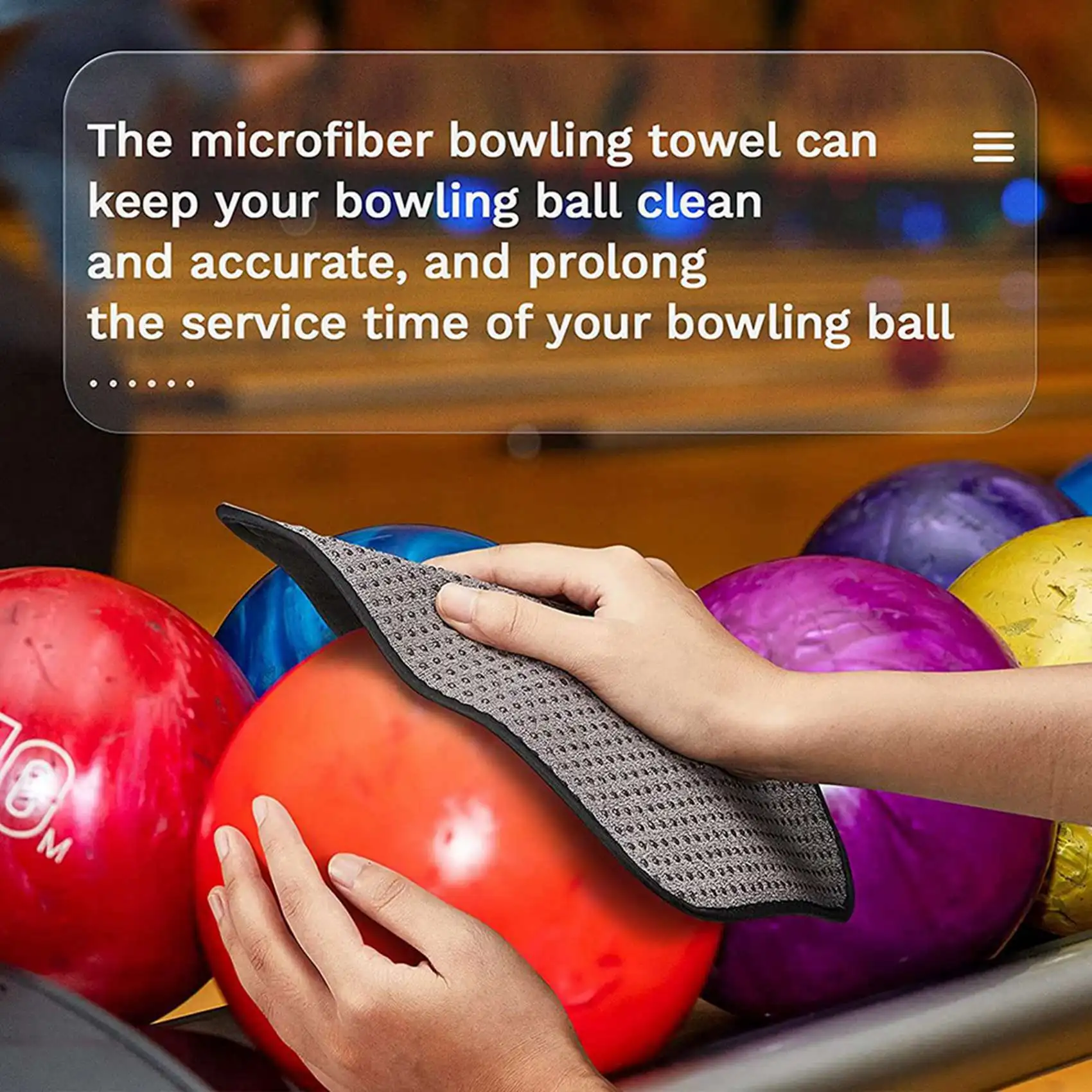 ABXF-(6-Pack) Microfiber Ground Ball Towel - 8 Inch X 8 Inch Premium Quality Ground Ball Shammy Pad With Easy-Grip Dots