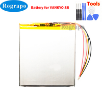 New 3.7V 6000mAh Li-Polymer Battery For VANKYO S8 Tablet PC with 5-Wire Plug