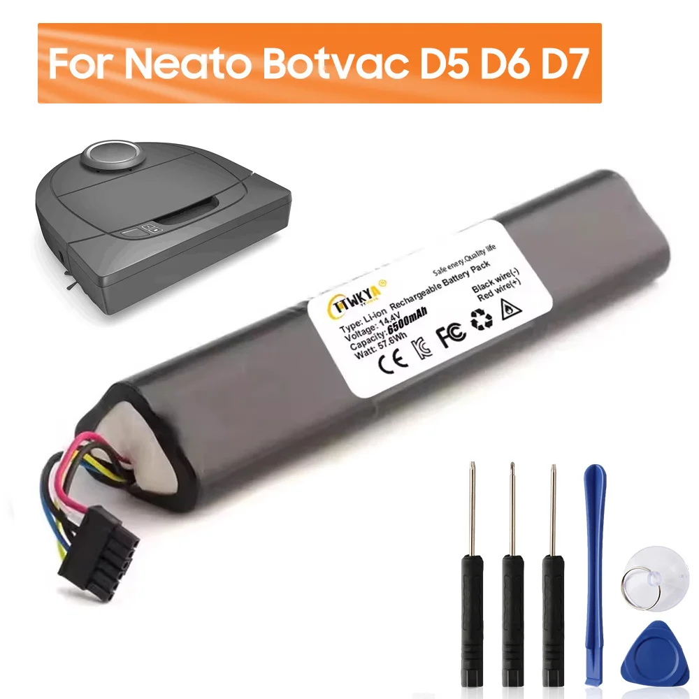 

4200 мАч 205-0011 аккумулятор для подметального робота для Neato Botvac D3 D4 D5 D6 D7 205-0011 с инструментами