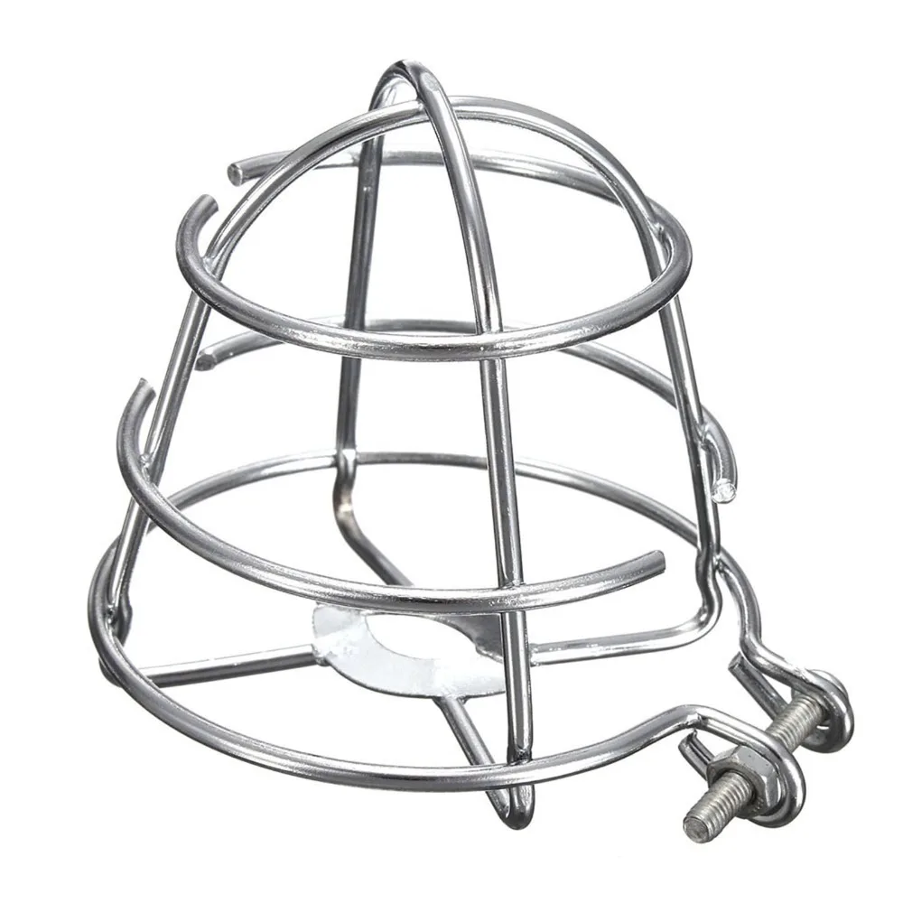 2pcs Iron Fire Sprinkler Head Guard Screw Type No-Tool Installation Sprinkler Protector Cage Fire Protection Cage Garage Use