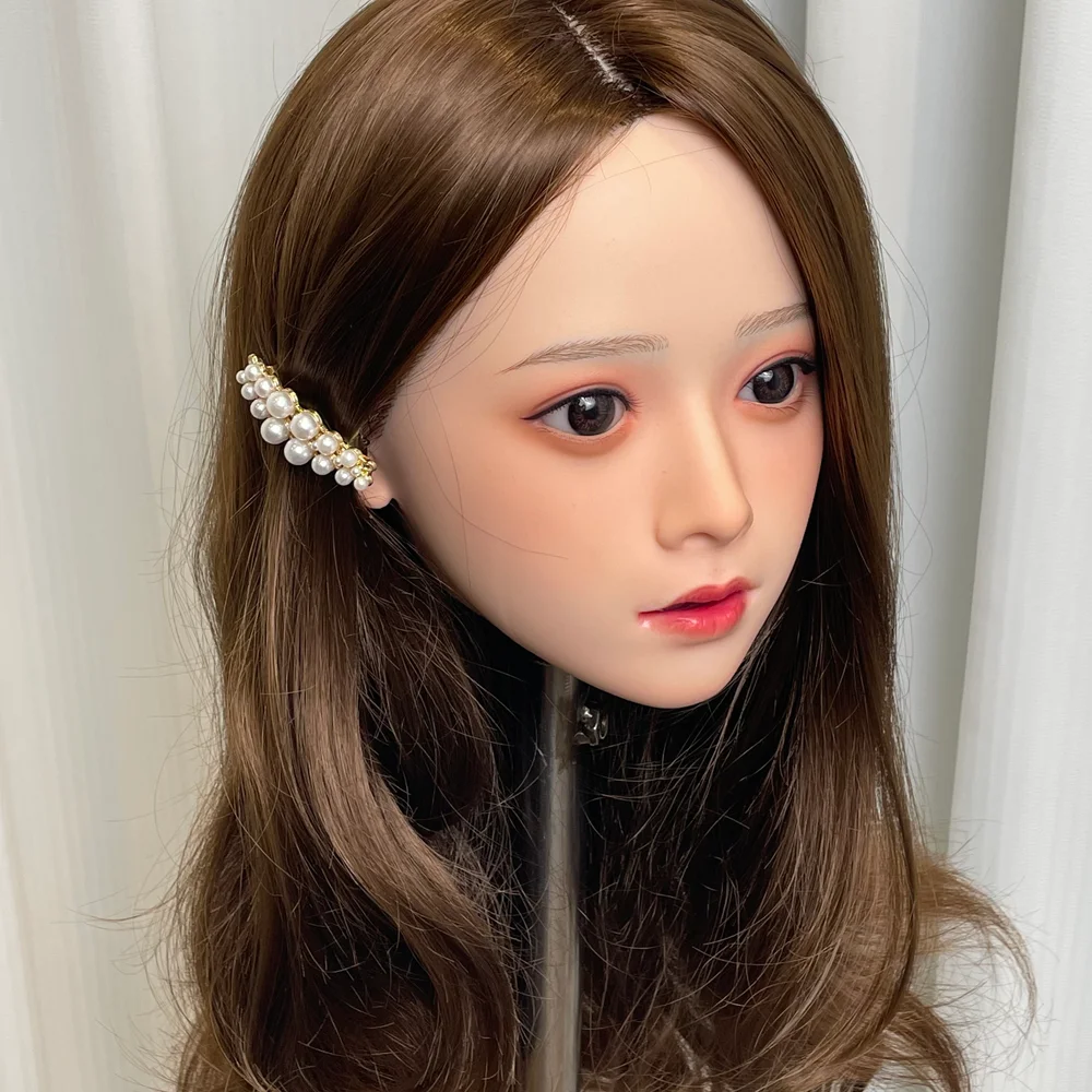 نسخة 1:1 من نموذج رأس أنثى، نموذج رأس مثير جديد، مصنوع من مادة السيليكون، يمكن تخصيصها بنفسك، لمصففي الشعر