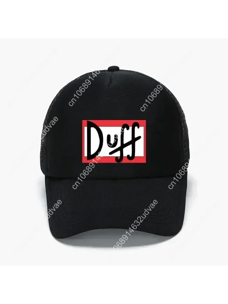 

Duff Beer Foam Trucker Hat Breathable Adjustable Dad Hat Outdoor Snapback Mesh Baseball Cap Fashion Unisex Duckbill Cap