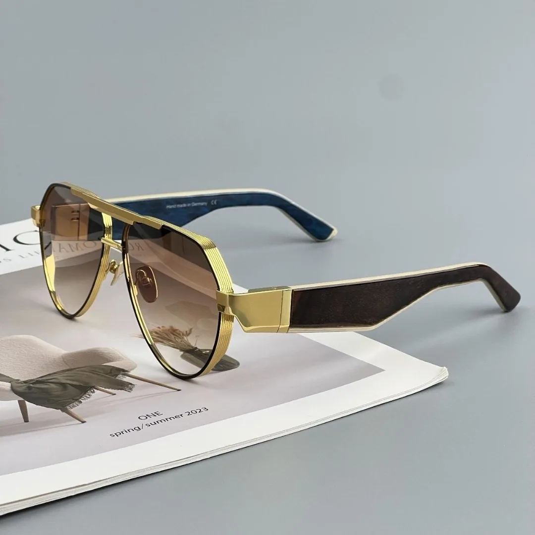Classic Aviator Sunglasses Metal Acetate Frame Men Women Luxury Designer UV400 Driving Sun Glasses Outdoor Eyewear