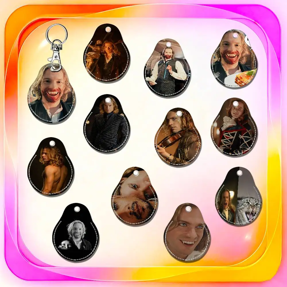 For Interview With The Vampire Sam Reid For AirTag Case Card Holder Keychain ID Credit Bank Access Badge For Air Tag Case Shell