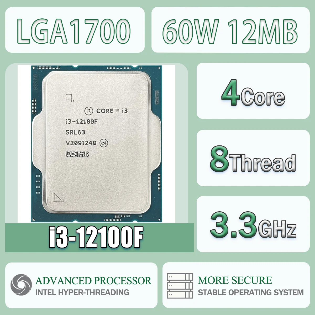 Intel core i3 12100f-AliExpress