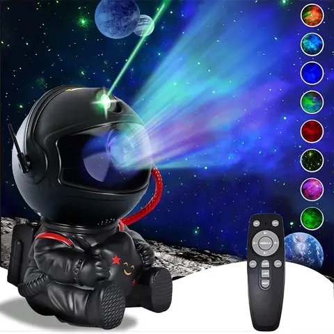 Galaxy Light Projector Featuring Various Nebula Settings, an Astronaut Design with Remote Control, Perfect for Bedroom Ambiance, Room Decoration, Parties, And an Excellent Gift for Friends During Halloween And Christmas Children's Day gift