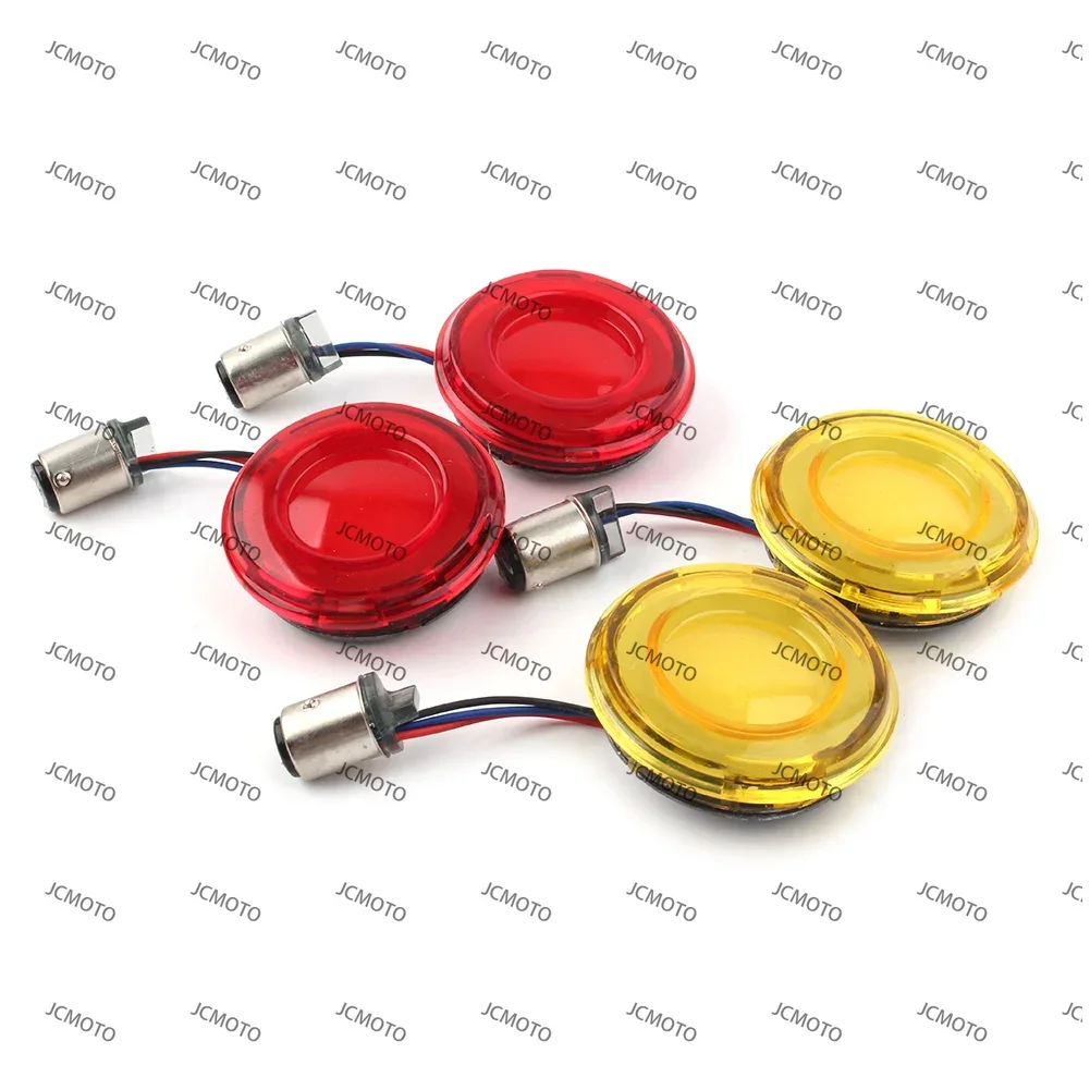 

1157 для Harley Dyna Sportster XL883 Touring FLHTK FLTRX мотоцикл в стиле пули светодиодный передний указатель поворота