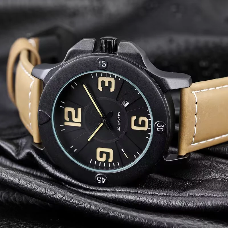 DUGARY Fashion quartz watch 45mm Waterproof luminous for men business sports Wristwatches Japanese movement Relogio Masculino