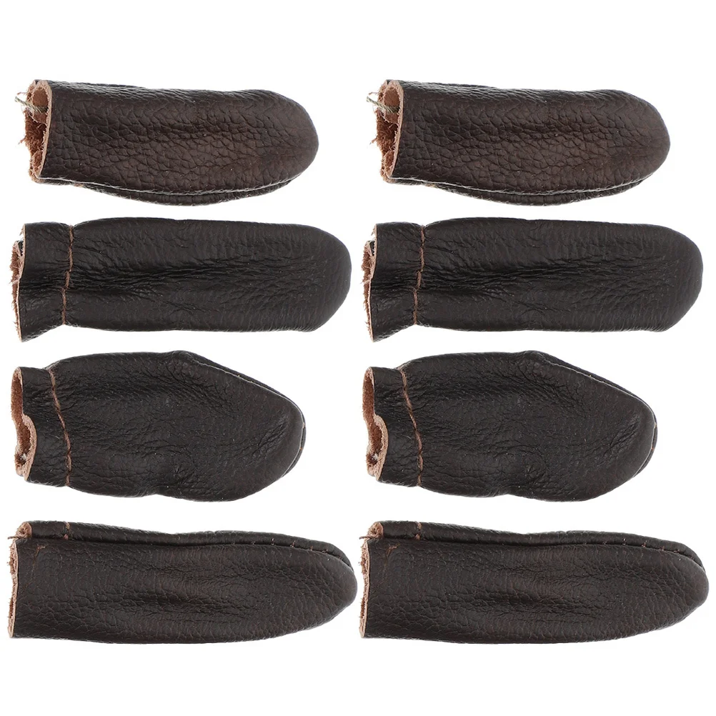 4 مجموعة كشتبان حامي الاصبع 4 مجموعات Diy بها بنفسك الخياطة كم ل اليد اللحف إبرة التلبيد عبر غرزة الحياكة الإصبع #2